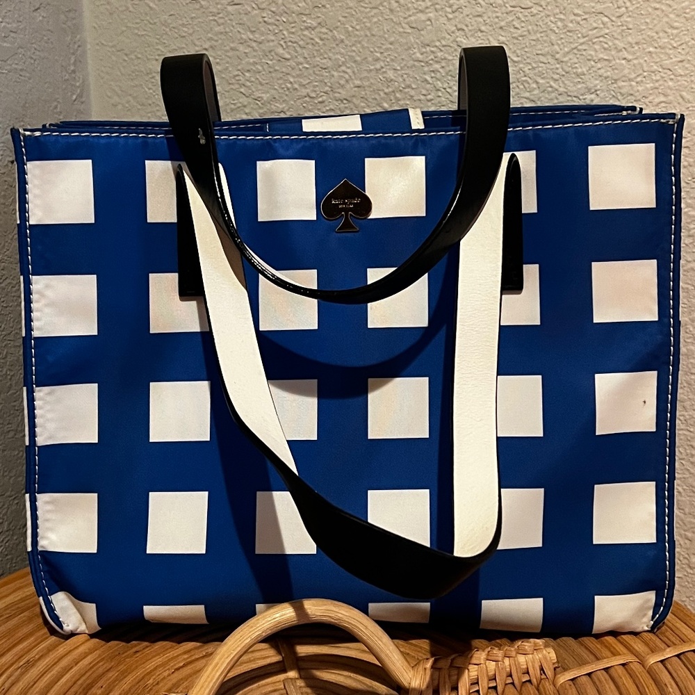 Kate Spade Nylon Gingham Purse